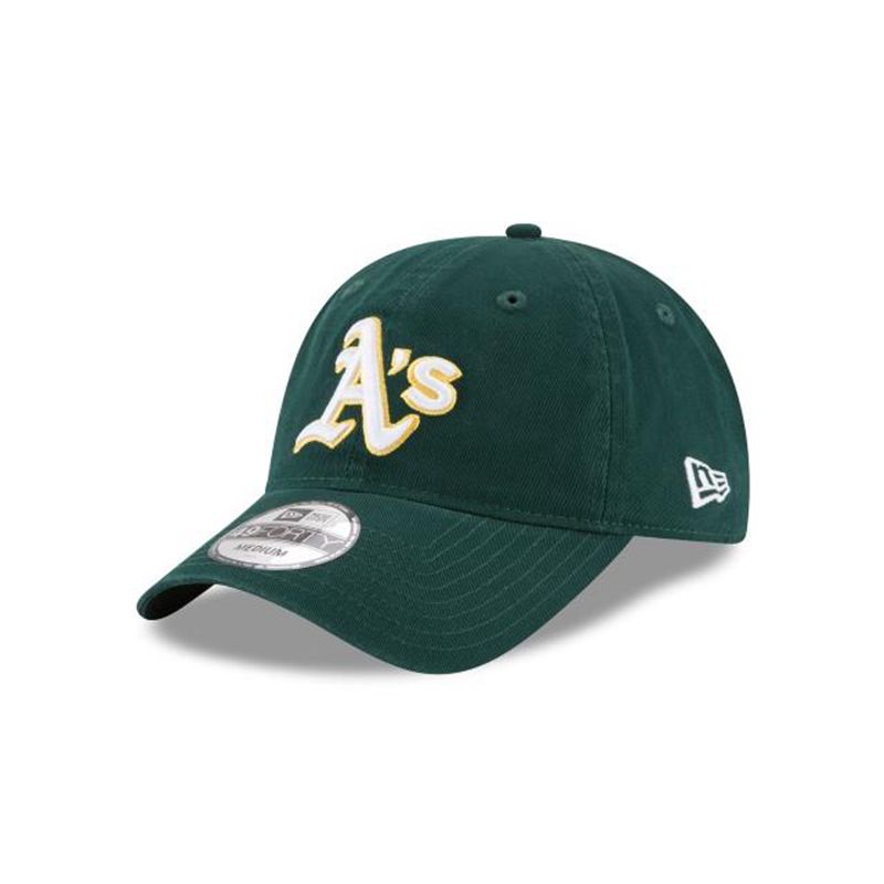 MLB Oakland Athletics Core Fit Road 49Forty Fitted (IFX4140) - Green New Era Caps